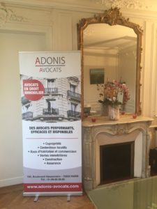 Adonis Avocats au salon de l'immobilier en 2017